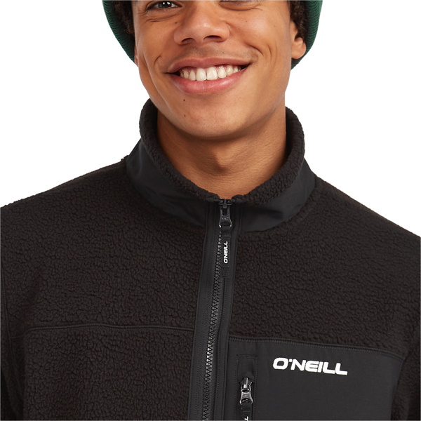 2025 O'Neill Mens Must-Have High-Pile Zip Fleece 2350133 - Black Out